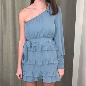 Blue/grey cocktail dress - size S